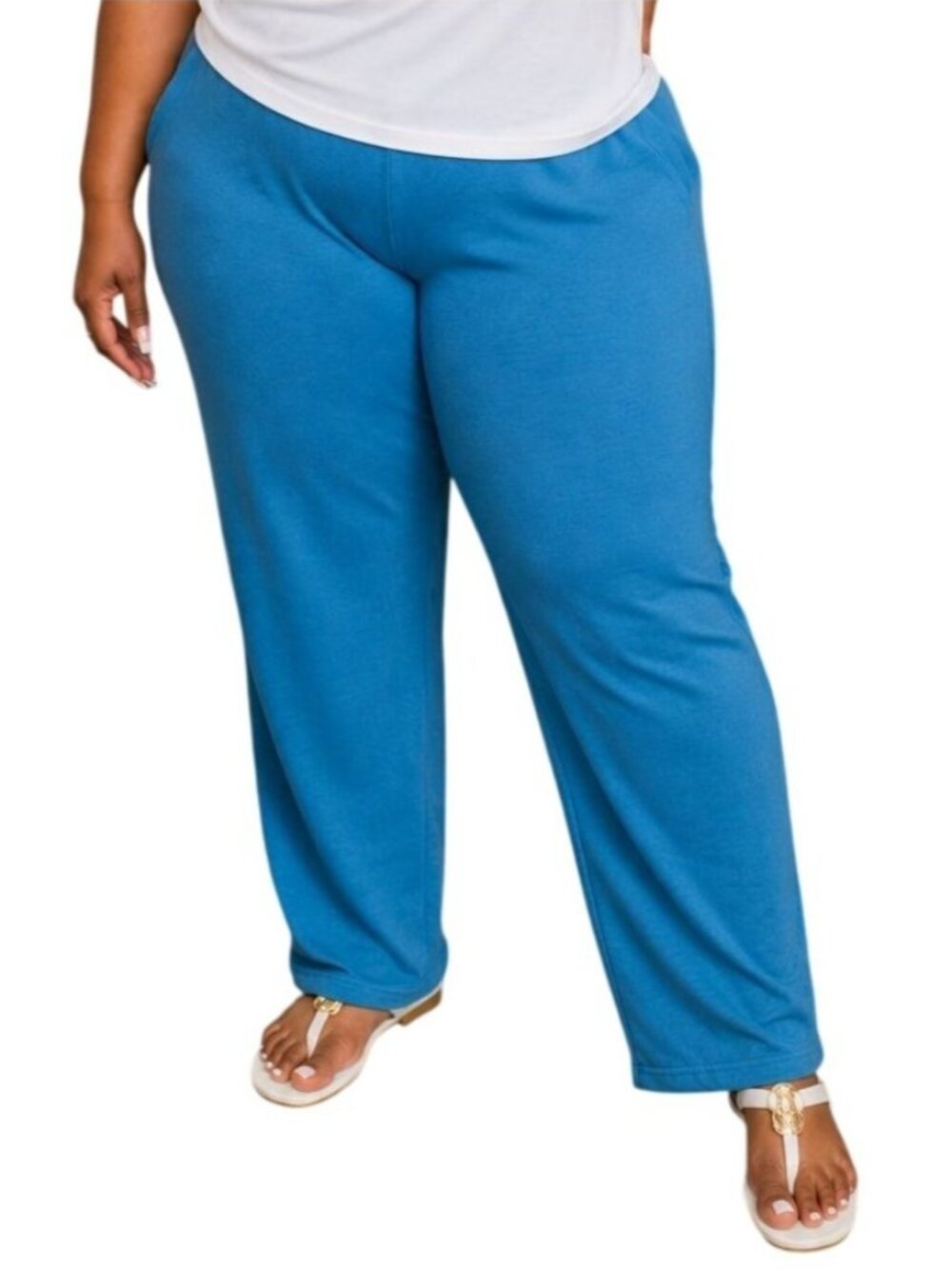 Hanes Size Large Lounge Pants ComfortSoft Teal Cozy Classic Fit Soft